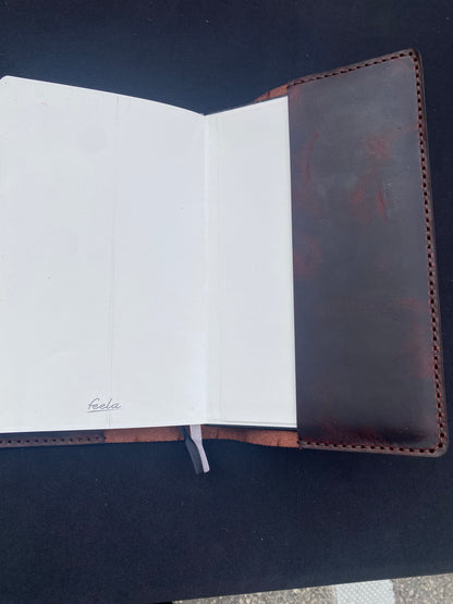 Hand Crafted Leather Refillable A5 Notebook