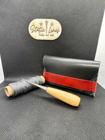 Handmade Leather Card holder / Wallet/ Coin Purse. Leather Gifts / Vintage leather wallets