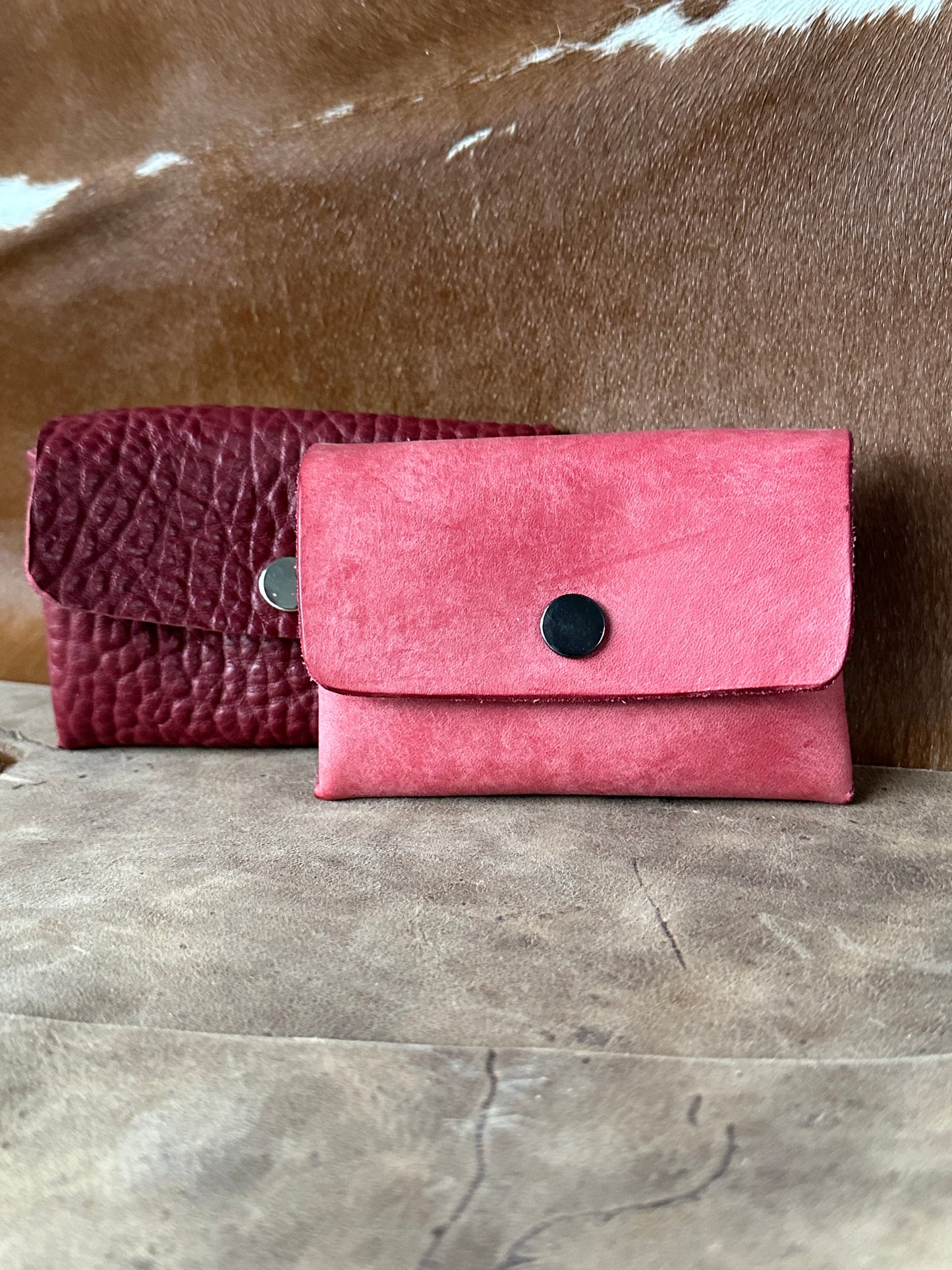 Custom Full Grain Leather Coin Purse / Card Holder / Handmade Leather Wallet / Exotic Leather