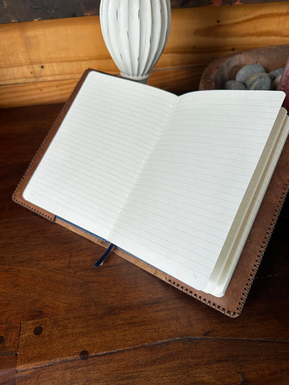 Hand Crafted Leather Refillable A5 Notebook