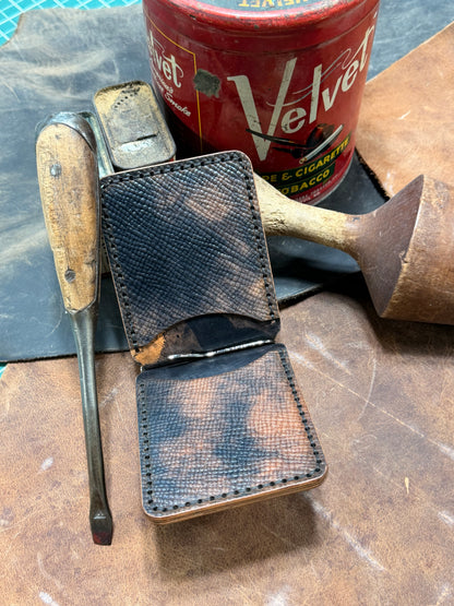 Handmade Shell Cordovan Money Clip Wallet