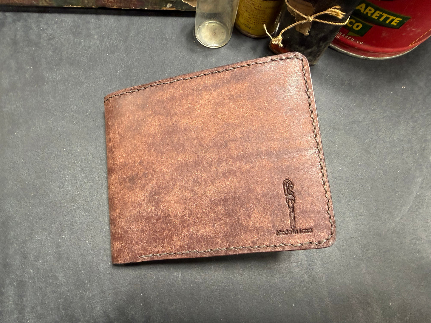 The “Omega” full sized bifold Custom Wallet / Bifold
