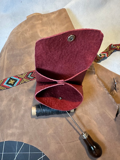 Custom Full Grain Leather Coin Purse / Card Holder / Handmade Leather Wallet / Exotic Leather