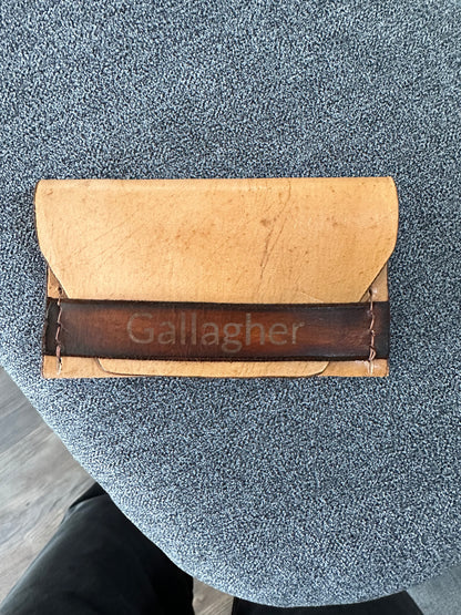 Handmade Leather Card holder / Wallet/ Coin Purse. Leather Gifts / Vintage leather wallets