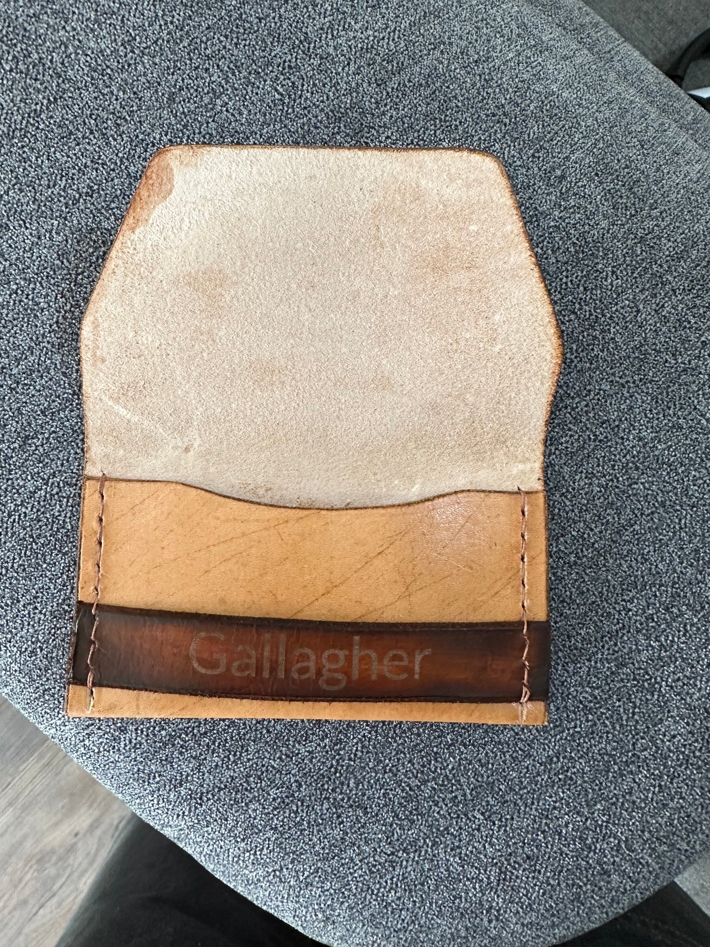 Handmade Leather Card holder / Wallet/ Coin Purse. Leather Gifts / Vintage leather wallets