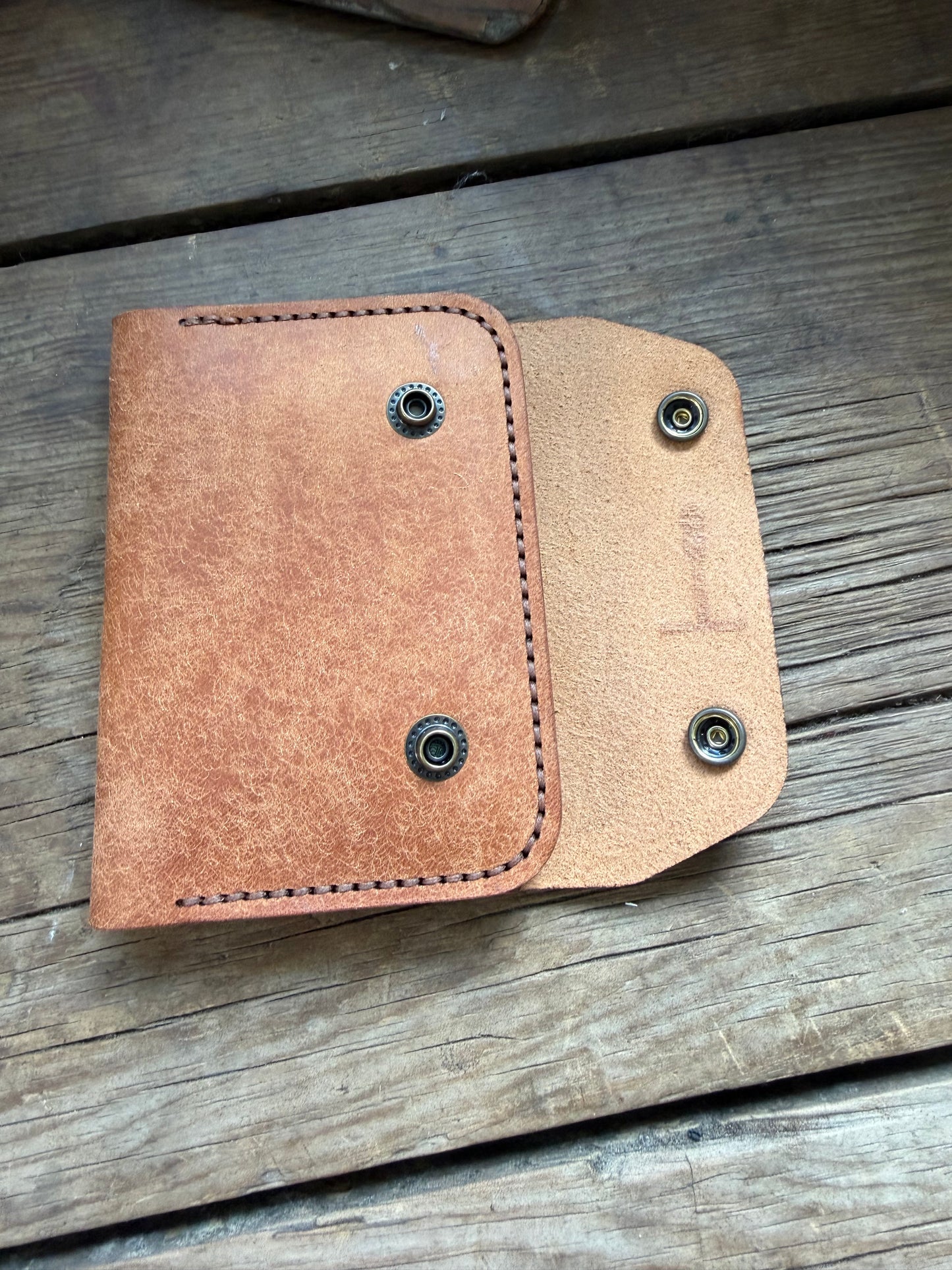 The Crockett Double Snap Wallet