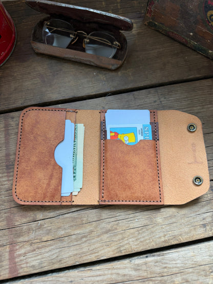 The Crockett Double Snap Wallet