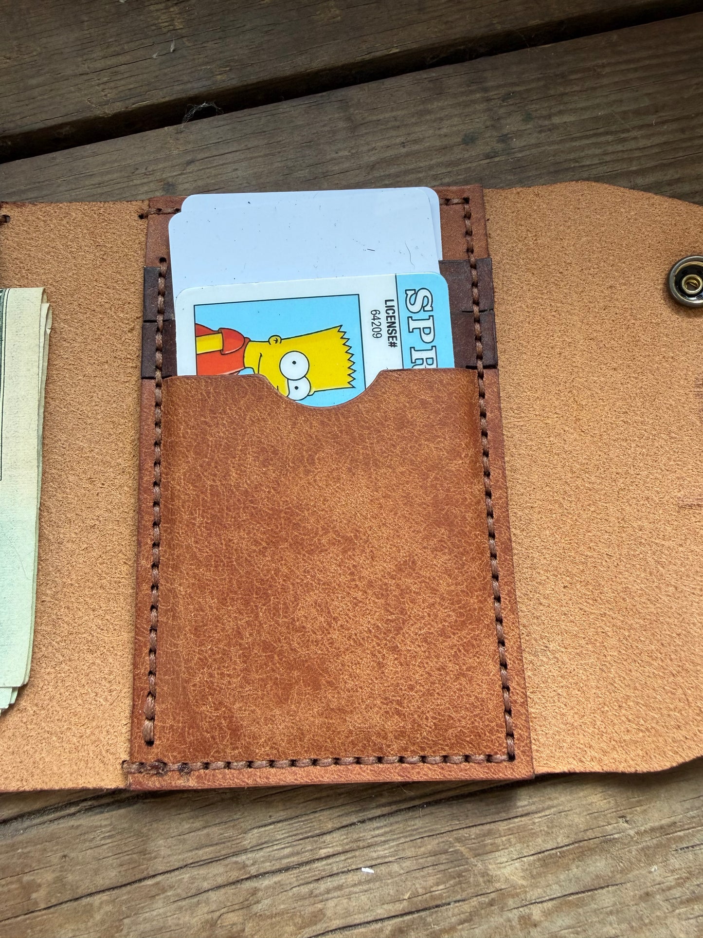 The Crockett Double Snap Wallet