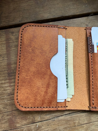 The Crockett Double Snap Wallet