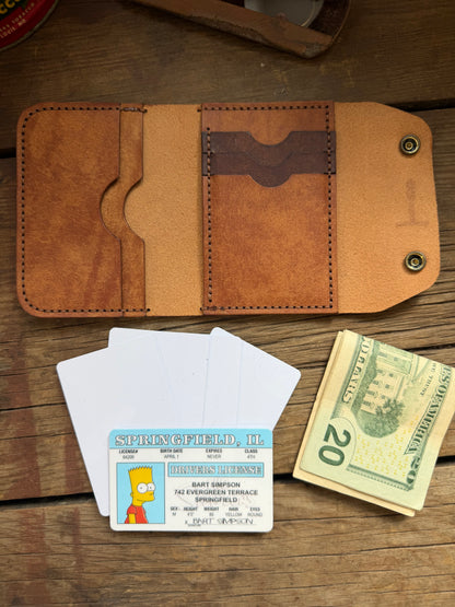 The Crockett Double Snap Wallet