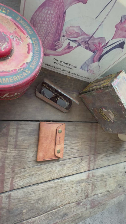 The Crockett Double Snap Wallet